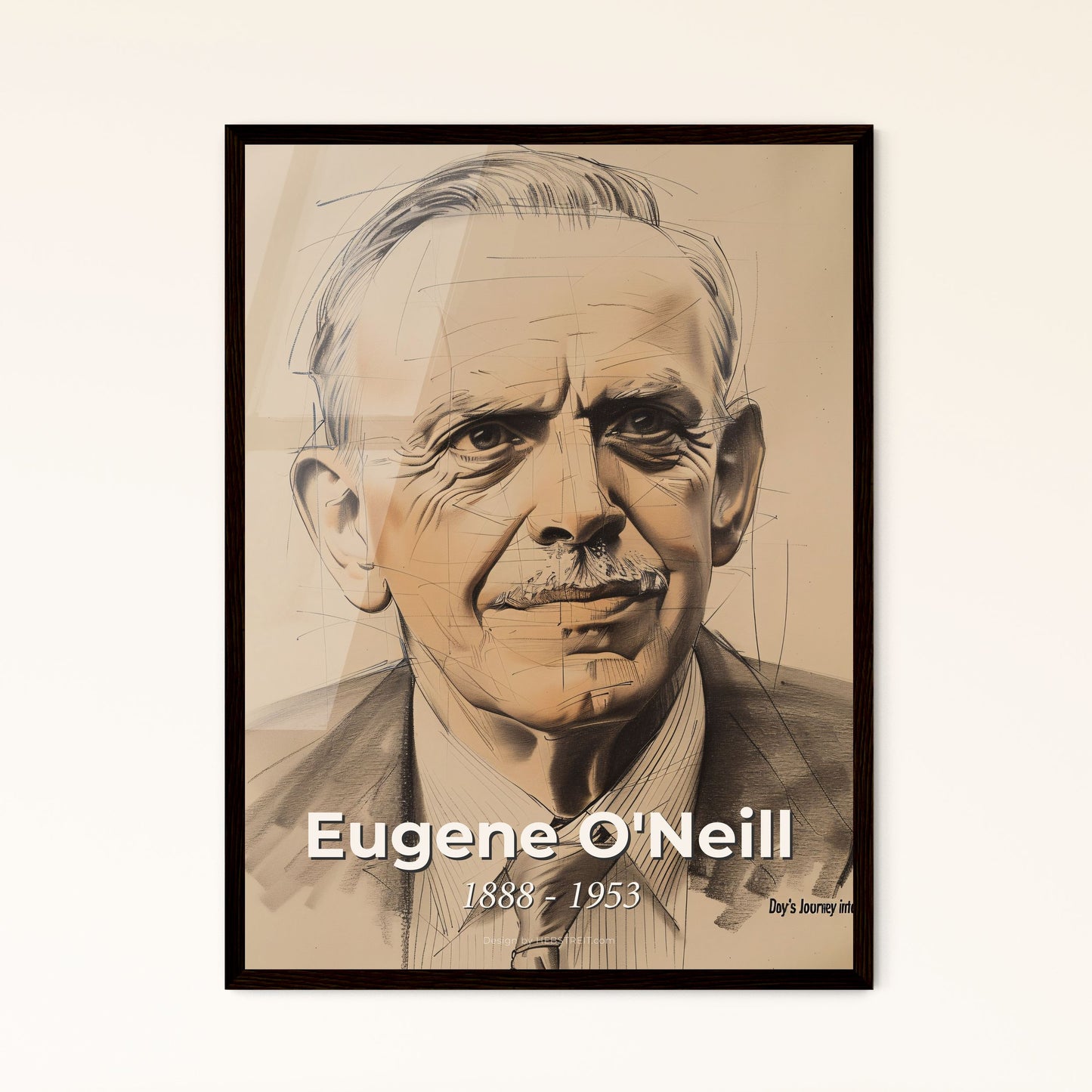 Eugene O'Neill - Framed Art Print