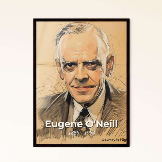 Captivating Portrait of Eugene O'Neill Framed Print
