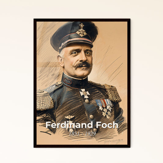 Ferdinand Foch - Framed Art Print