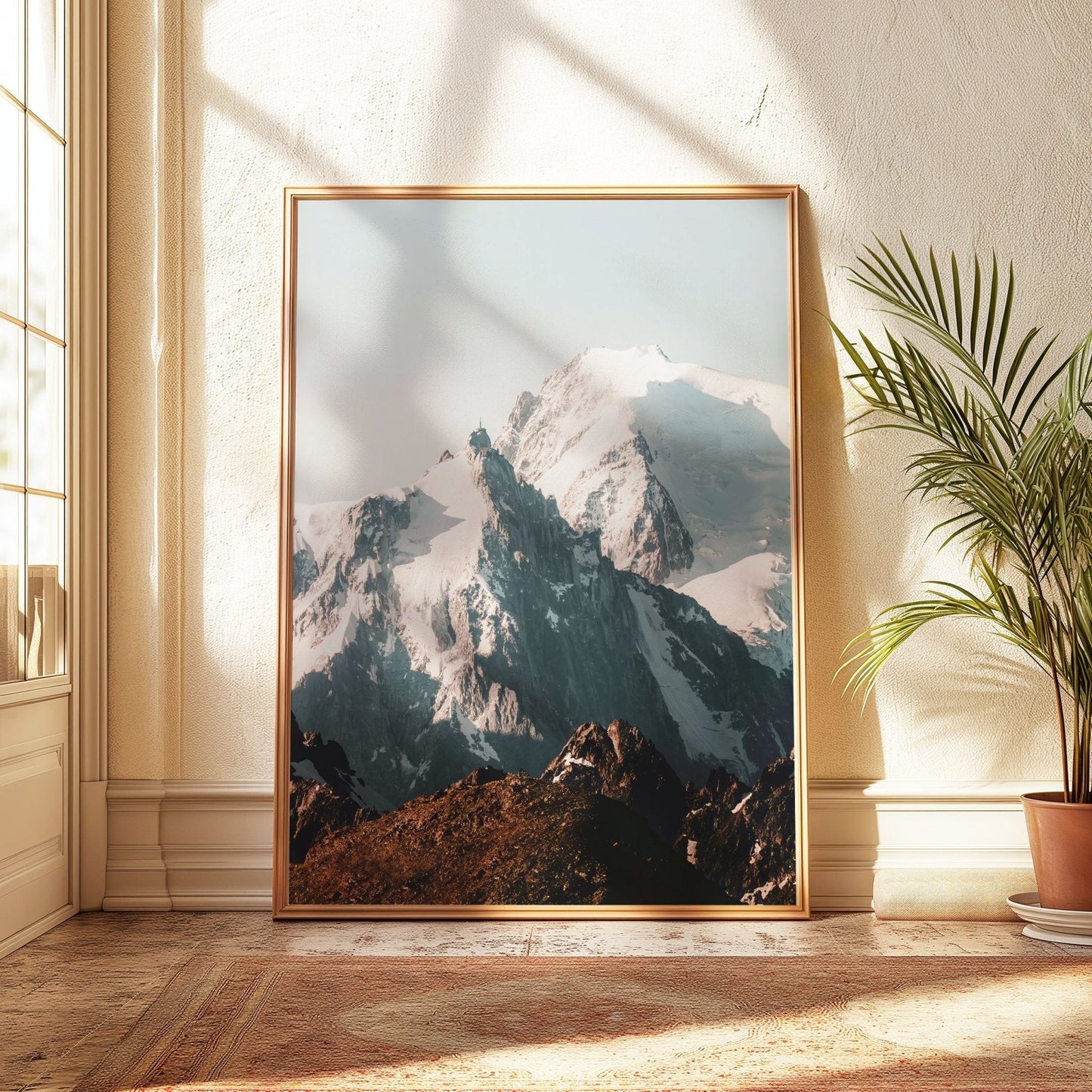 Mont Blanc Massif, Mountain Triptych Wall Art – Landscape Photography Print