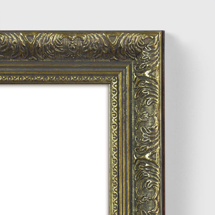 Vintage Bronze Frame Detail