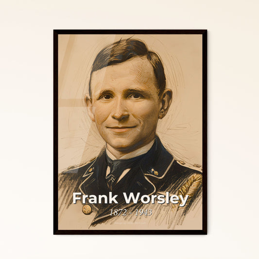 Frank Worsley Framed Print