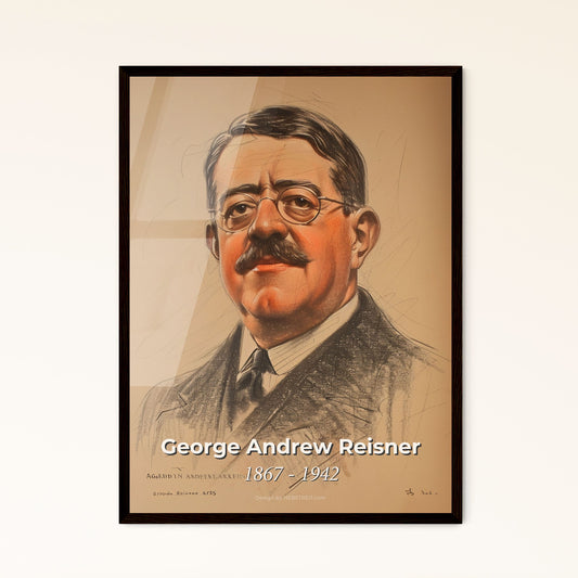 Radiant Portrait of George And - Framed Art Print