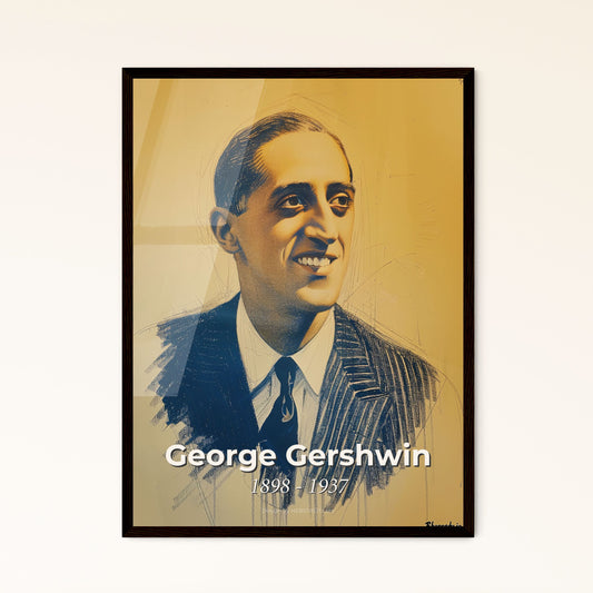 George Gershwin - Framed Art Print
