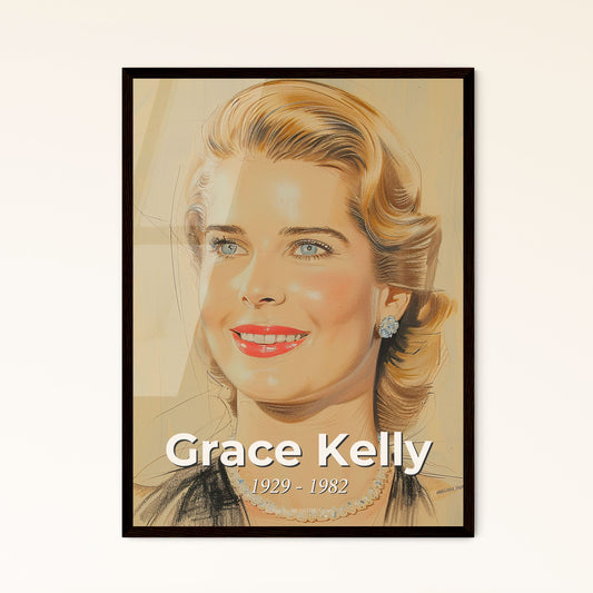 Elegance Redefined: Grace Kelly - Hollywood Icon & Monaco Princess | Contemporary Art Print in Unique Perspective & Color