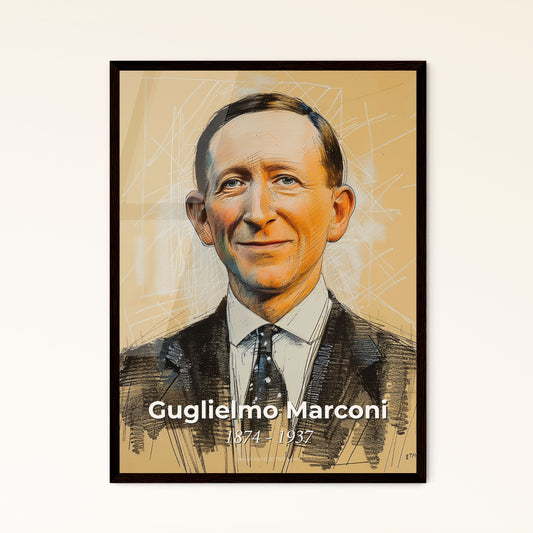Radiant Legacy of Guglielmo Marconi Framed Print