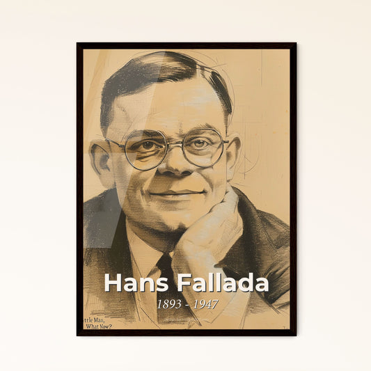 Hans Fallada Framed Print