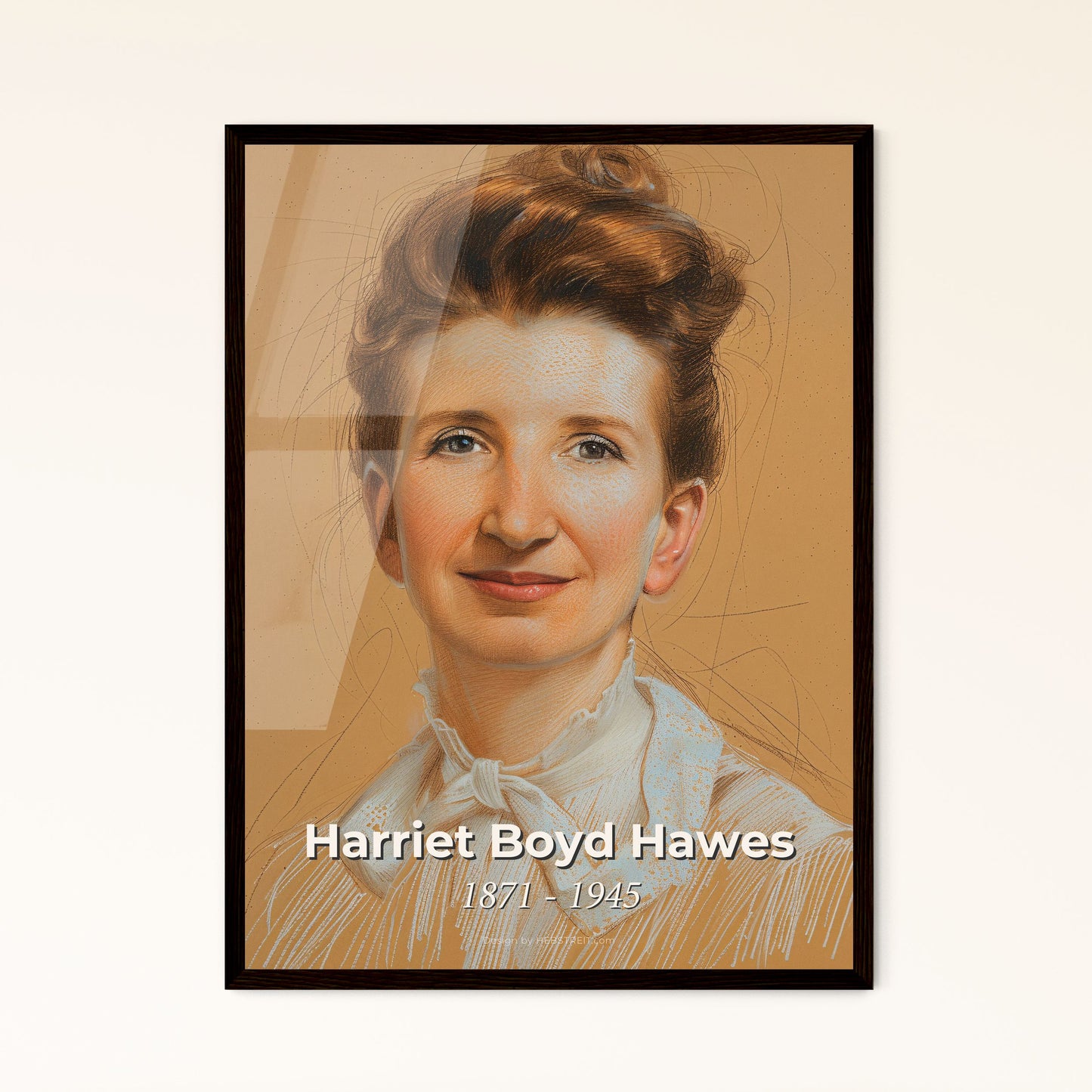 Harriet Boyd Hawes - Framed Art Print