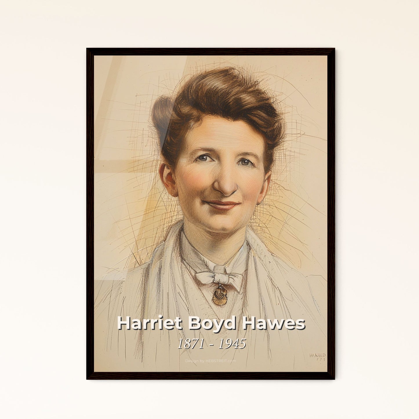 Harriet Boyd Hawes - Framed Art Print