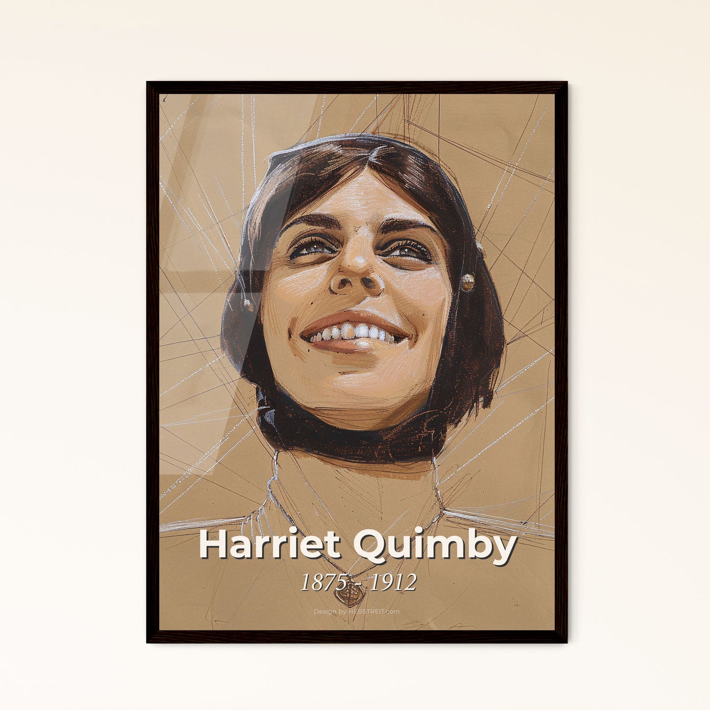 Harriet Quimby - Framed Art Print