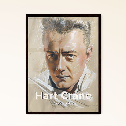 Elegant Portrait of Hart Crane Framed Print