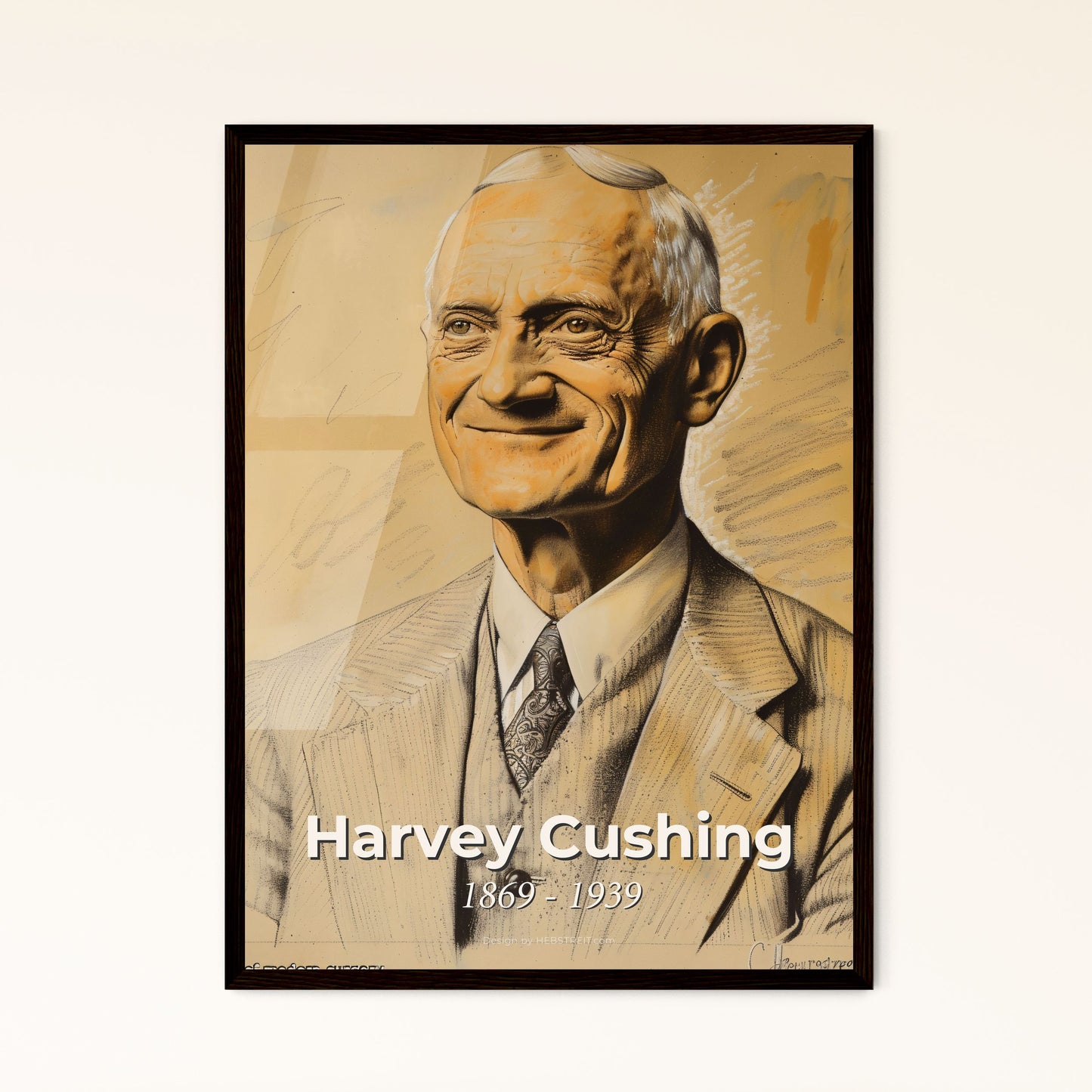 Harvey Cushing Framed Print