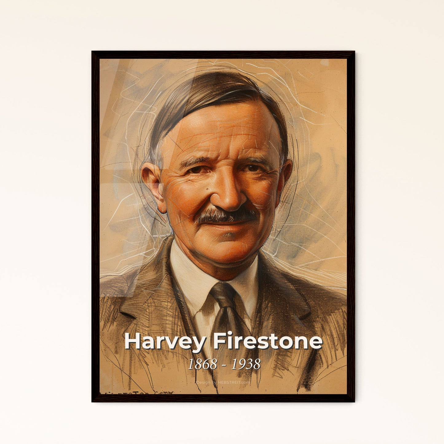 Harvey Firestone Framed Print