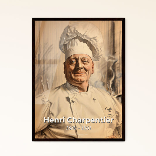 Henri Charpentier: A Tribute to the Father of Crêpes Suzette - Elegant Contemporary Art Print for Timeless Home Decor