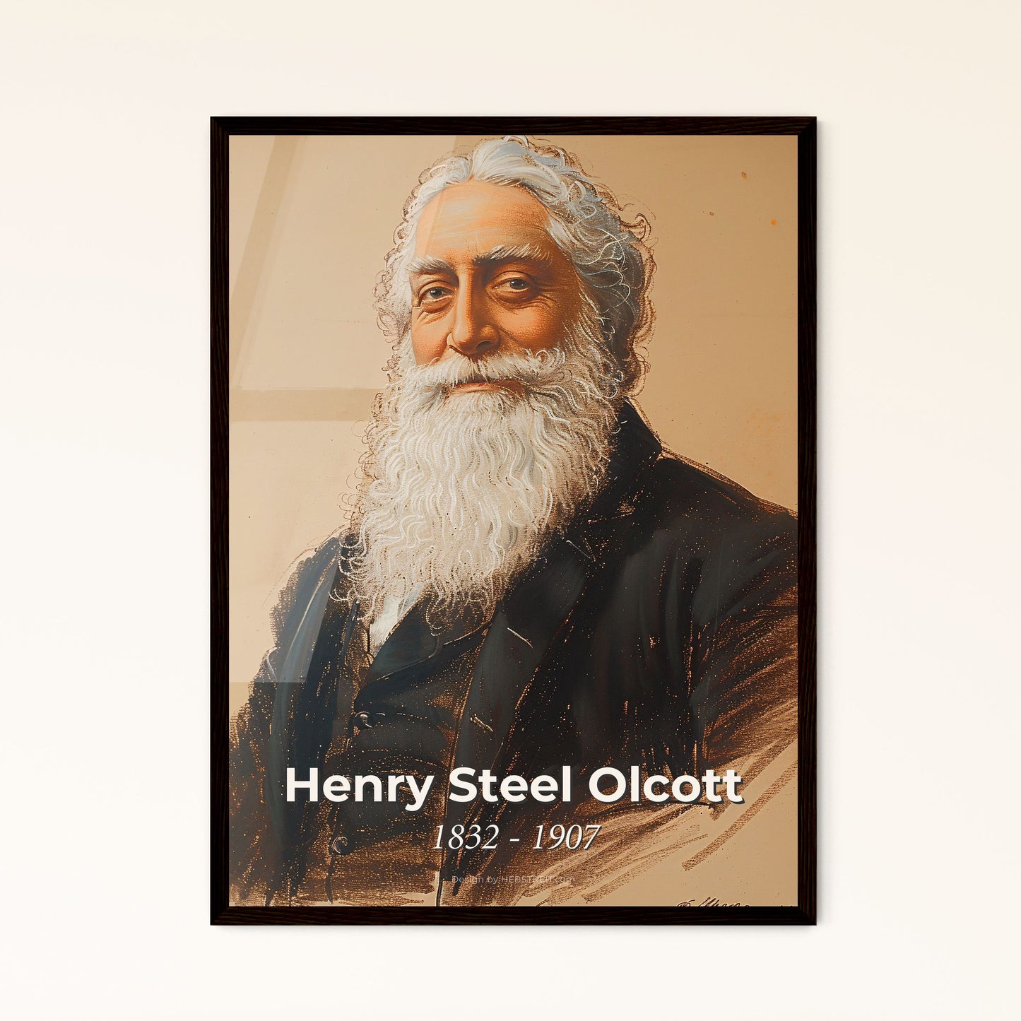 Henry Steel Olcott Framed Print