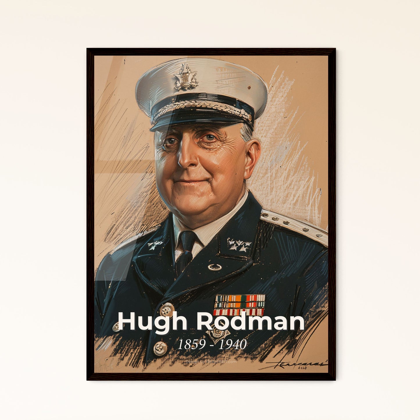 Majestic Portrait of - Framed Art Print