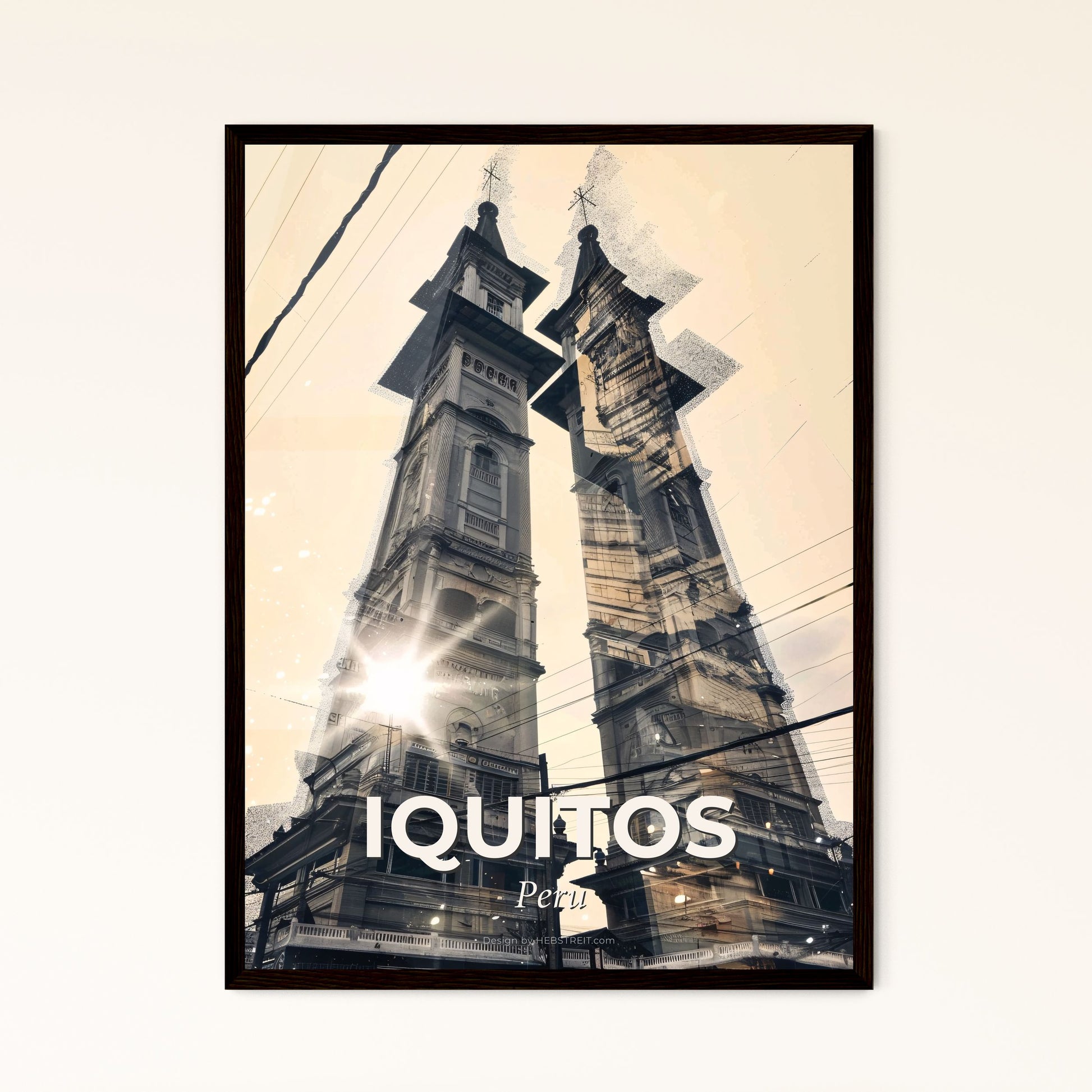 Iquitos, Peru: A City in Harmony - A tall towers with a couple of towers