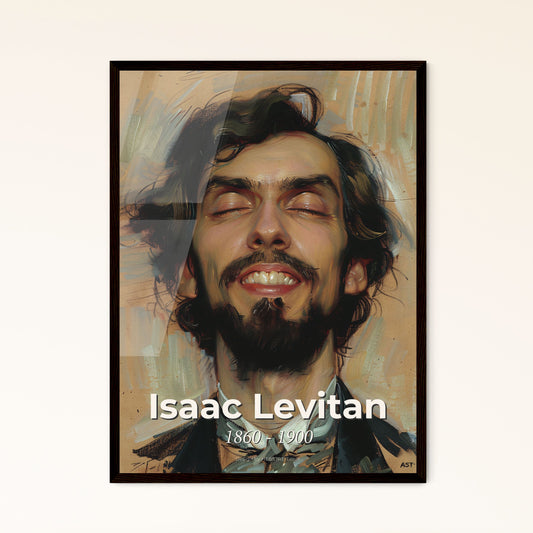 Evocative Isaac Levitan-Inspired Landscape Print: Captivating Portraits on Bright Beige, Perfect for Home Decor & Unique Gifts