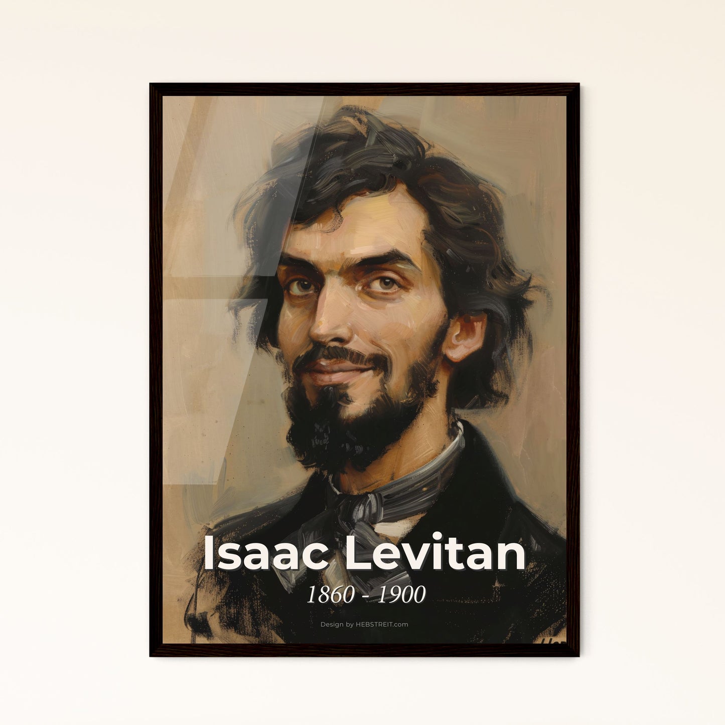 Evocative Landscape Portrait by Isaac Levitan Framed Print
