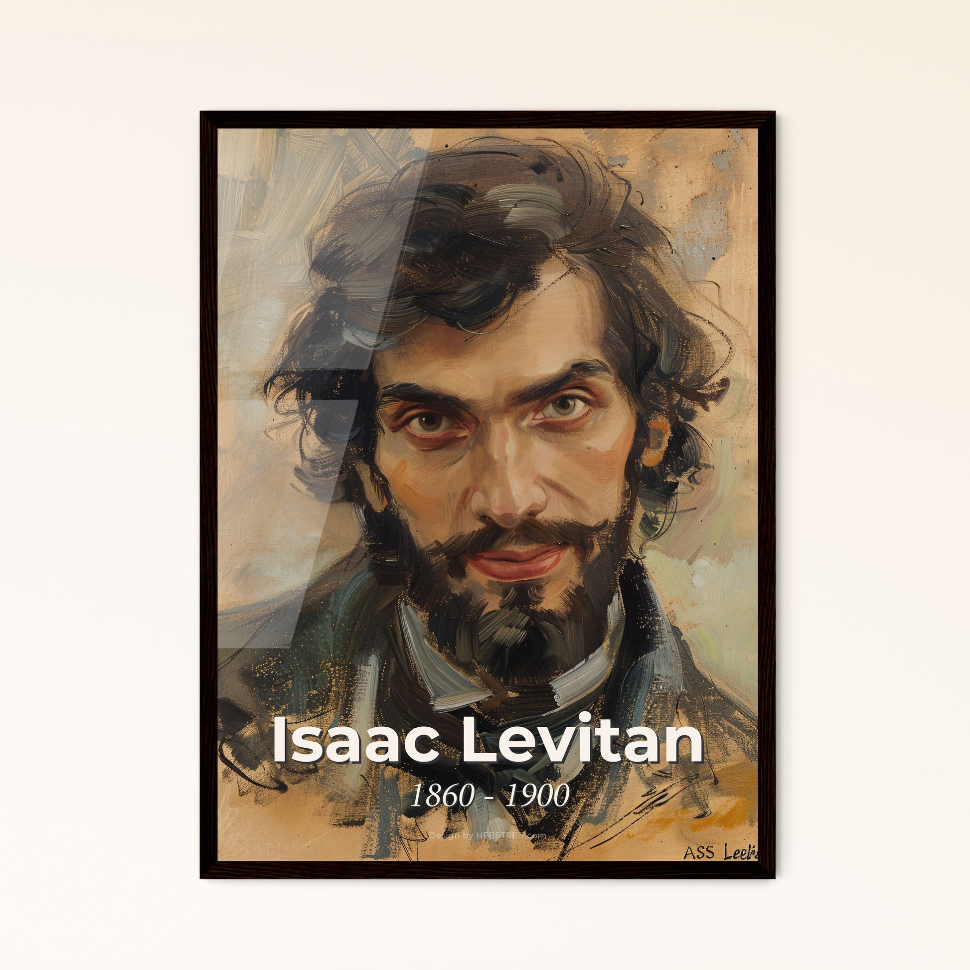 Captivating Contemporary Landscape: Evocative Isaac Levitan-Inspired Artwork in Elegant Framed Print & Premium Finishes