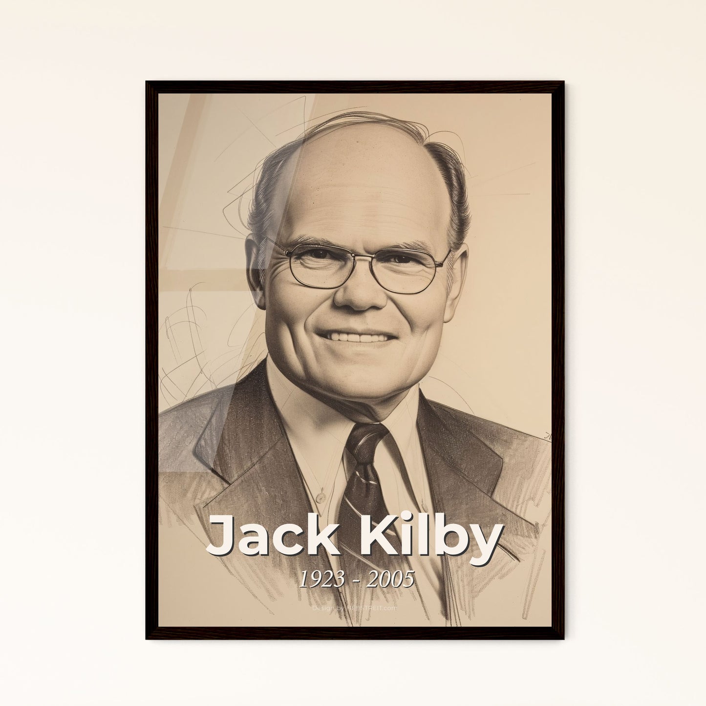 Jack Kilby: A Masterpiece Tribute to the Father of the Integrated Circuit - Elegant Art Print for Home Decor & Gifting