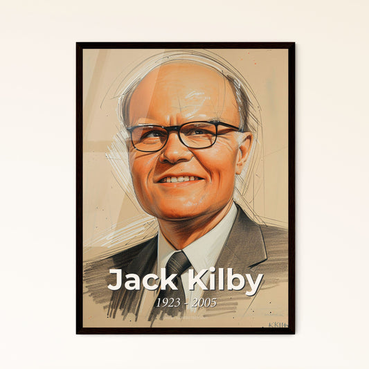 Jack Kilby: Master Innovator - A Stunning Contemporary Portrait Celebrating the Co-inventor of the Integrated Circuit