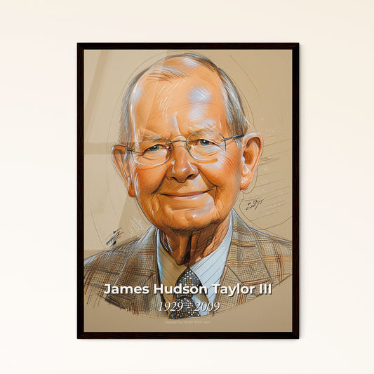 Radiant Legacy: James Hudson Taylor III - Masterfully Crafted Contemporary Portrait Celebrating the Spirit of Missionary Service