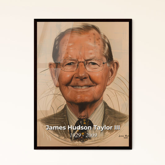 Timeless Legacy of James Hudson Taylor III: Vibrant Contemporary Portrait Celebrating Missionary Spirit & Cultural Impact