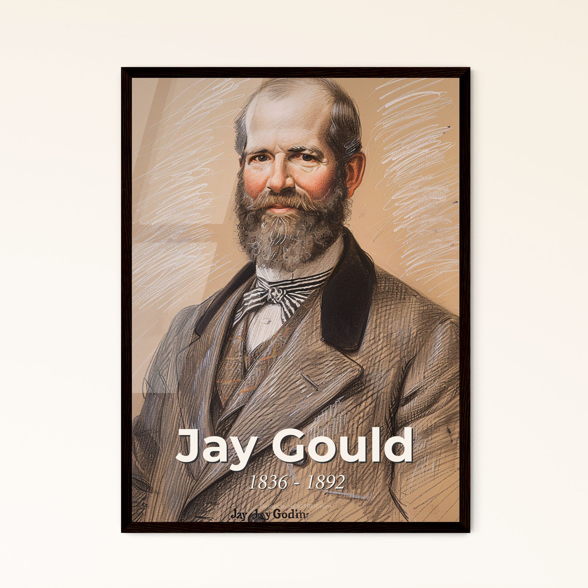 Jay Gould Framed Print