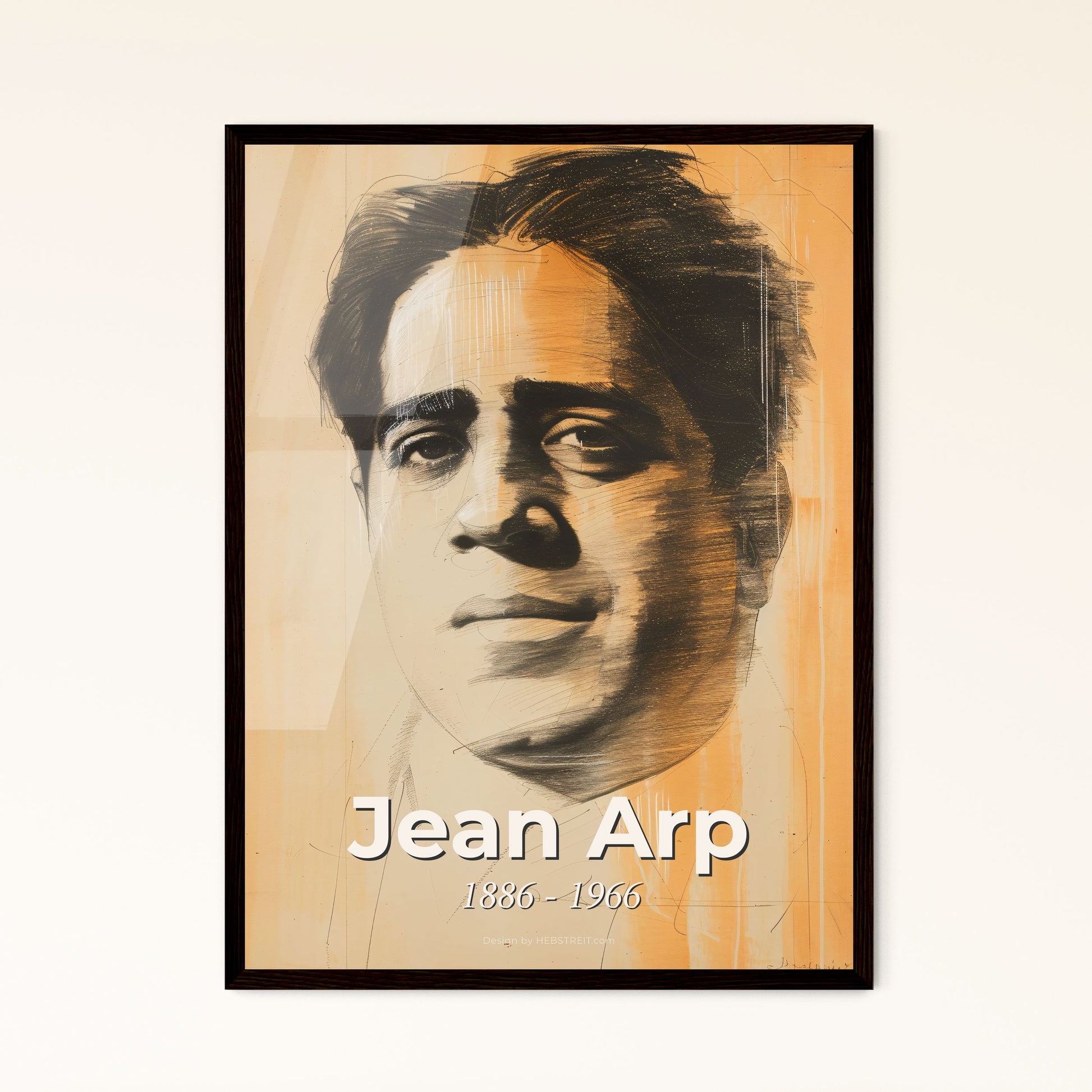 Elegant Abstract Portrait by Jean Arp: Dada Pioneer, 1886-1966 - Stunning Print in Various Styles for Home Decor & Gifting