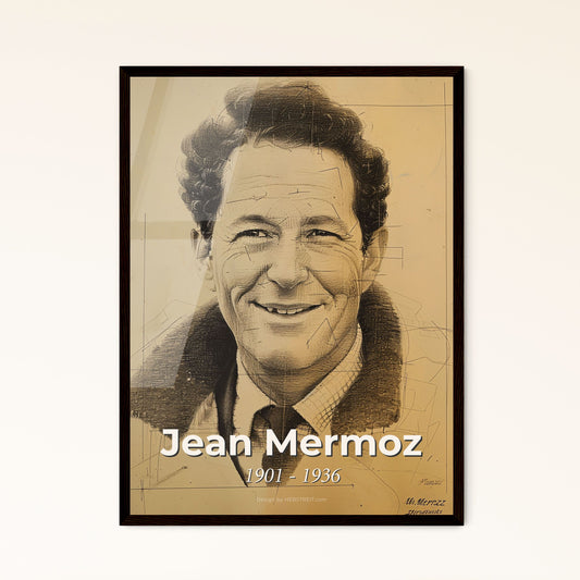 Jean Mermoz - Framed Art Print