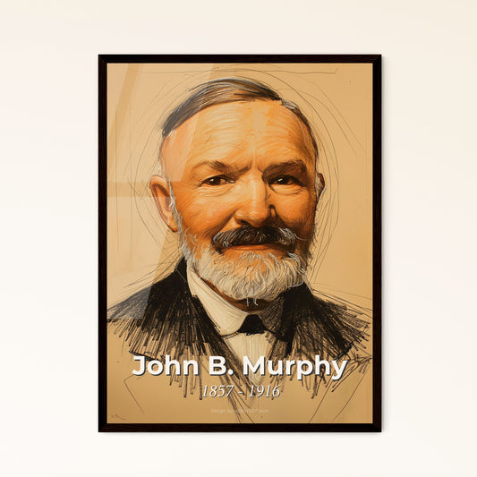 Elegant Portrait of John B. Murphy Framed Print