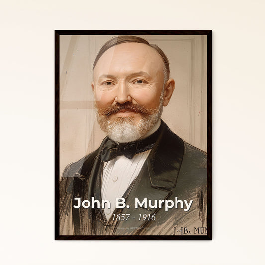 Elegant Portrait of John B. Murphy Framed Print
