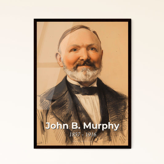 Dynamic Portrait of John B. Murphy Framed Print