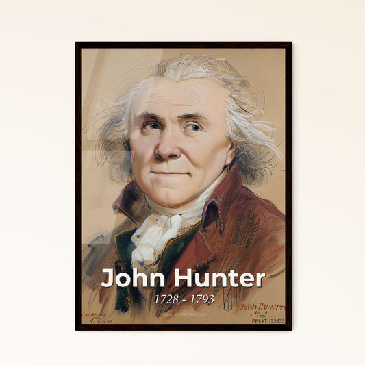 Elegant Portrait of  - Framed Art Print