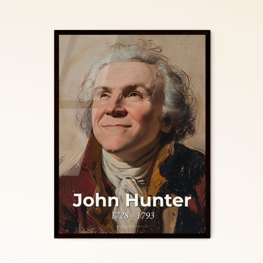 Sublime Portrait of John Hunter Framed Print