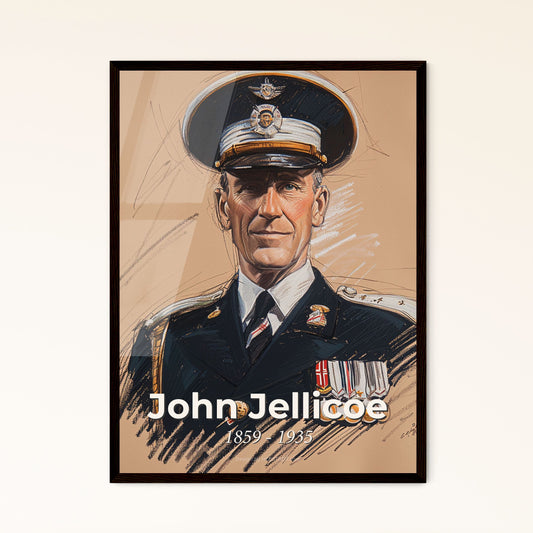 Elegant Portrait of Ad - Framed Art Print