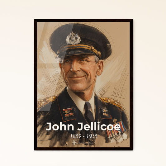 Elegant Portrait of Ad - Framed Art Print