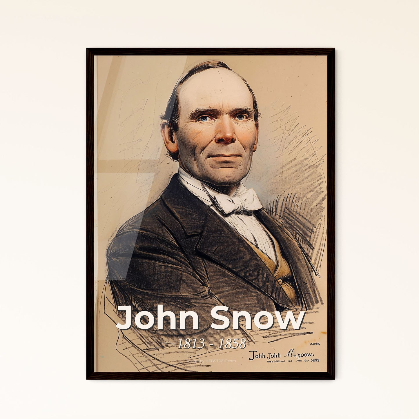 John Snow (1813 Framed Print