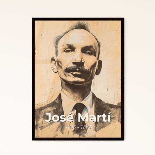 Radiant José Martí Framed Print