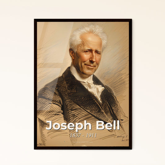 Intriguing Portrait of Joseph Bell Framed Print