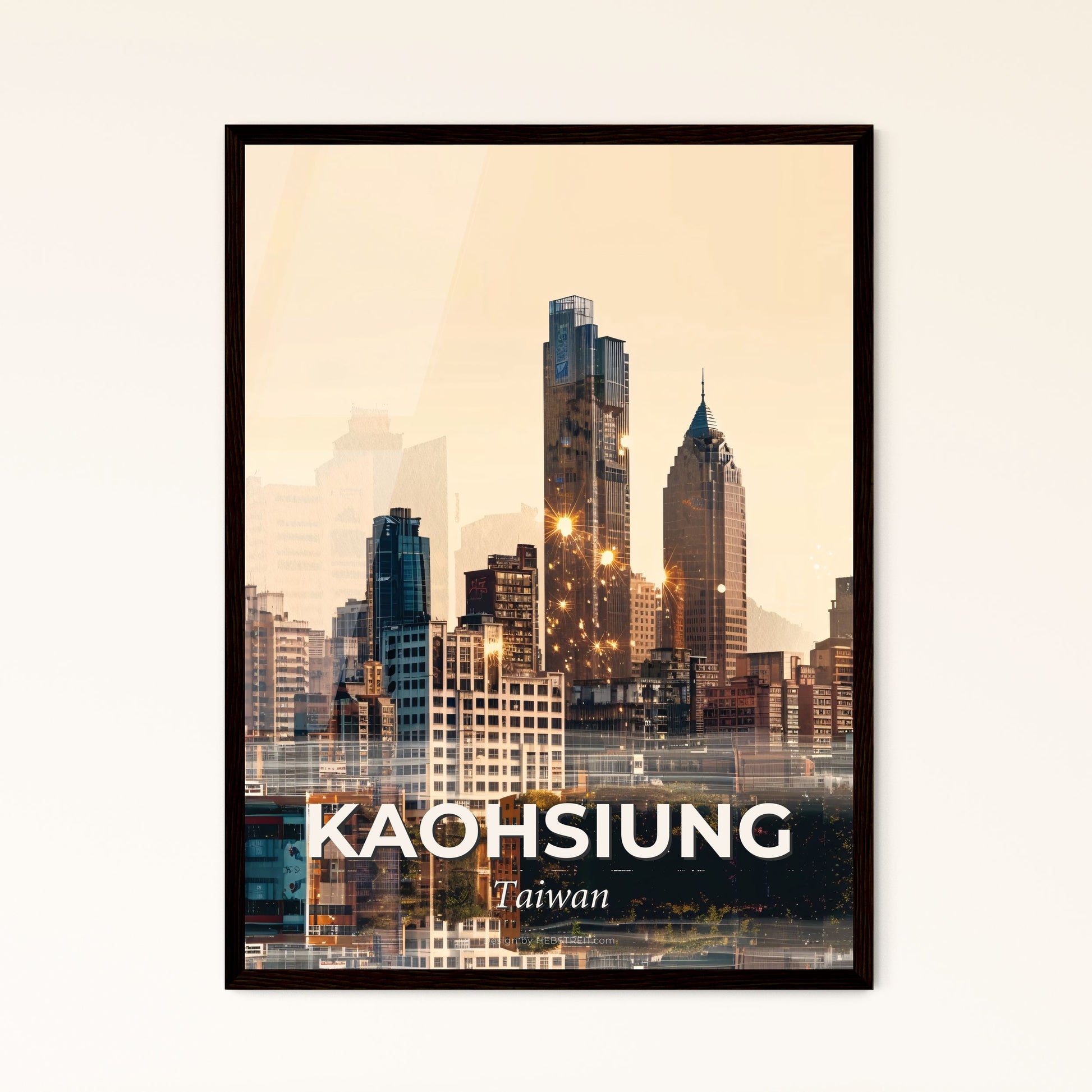 Kaohsiung: Cityscape Art Masterpiece - A city skyline with many tall buildings