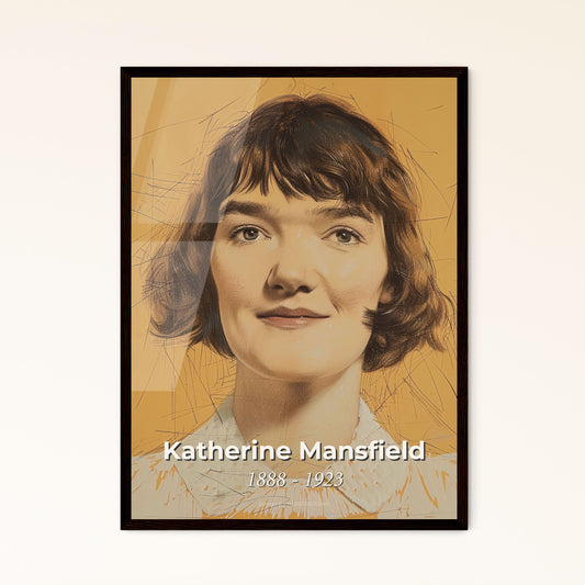 Katherine Mansfield - Framed Art Print
