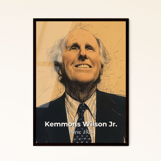 Captivating Portrait of Kemmons Wilson Jr.: A Contemporary Tribute to the Visionary Hotelier - Art for Elegant Interiors