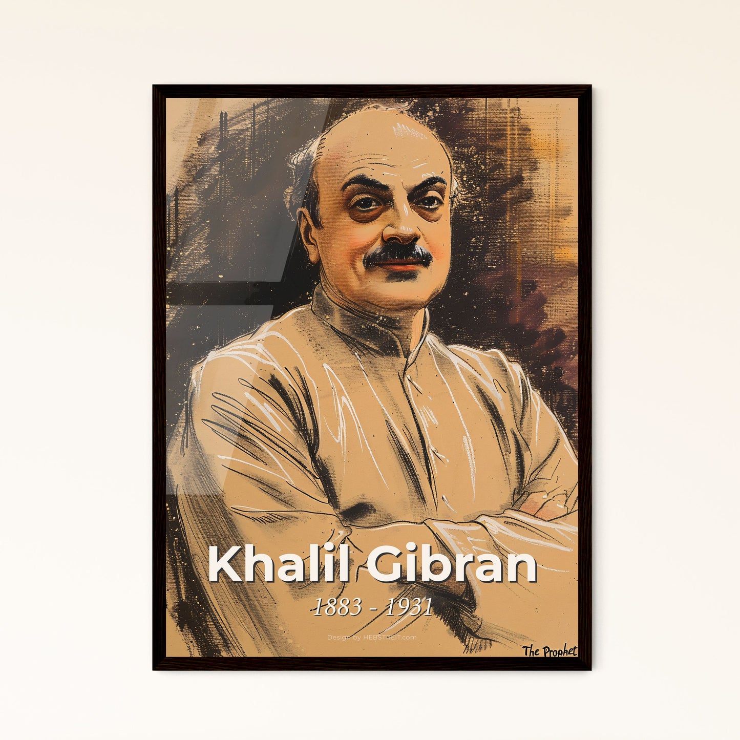 Radiant Tribute to Kha - Framed Art Print