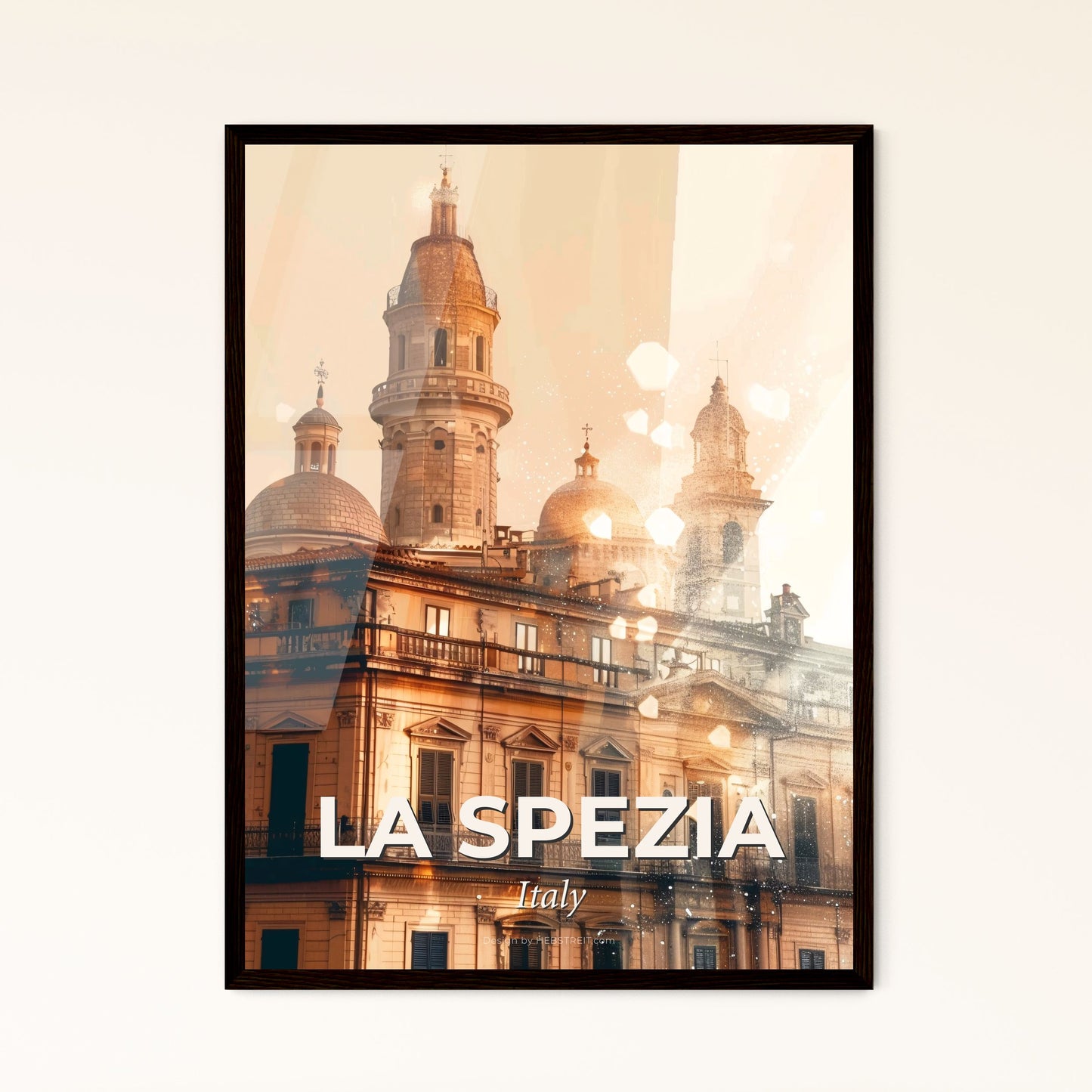 La Spezia City Skyline Poster Art - Mohatta Palace with a large building with a large building with a large building with a large building with a large building with a large building with a large building with a large building with a large building with