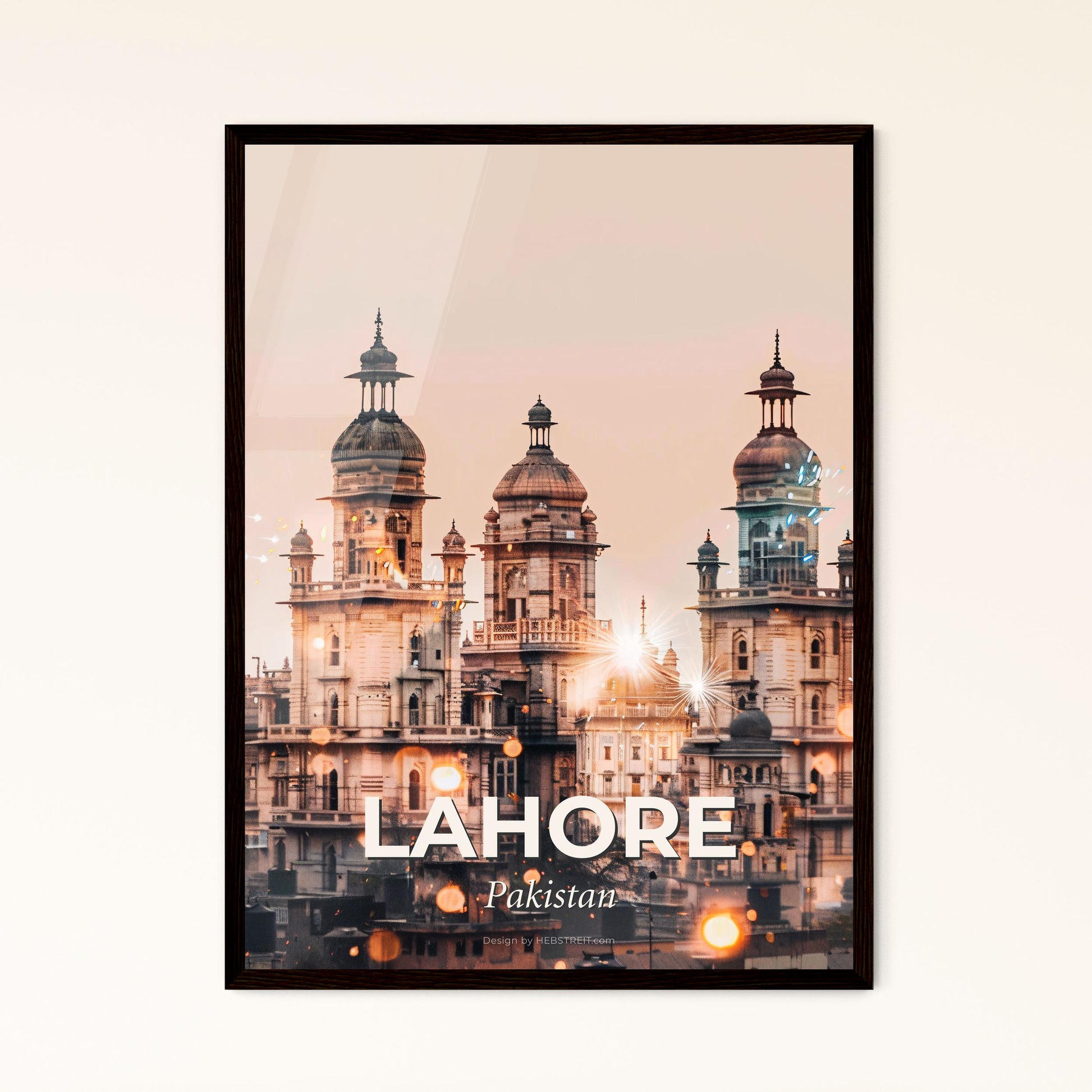 Lahore: City of Icons, Sparkles, and Subtleties - A large building with towers and a few fireworks