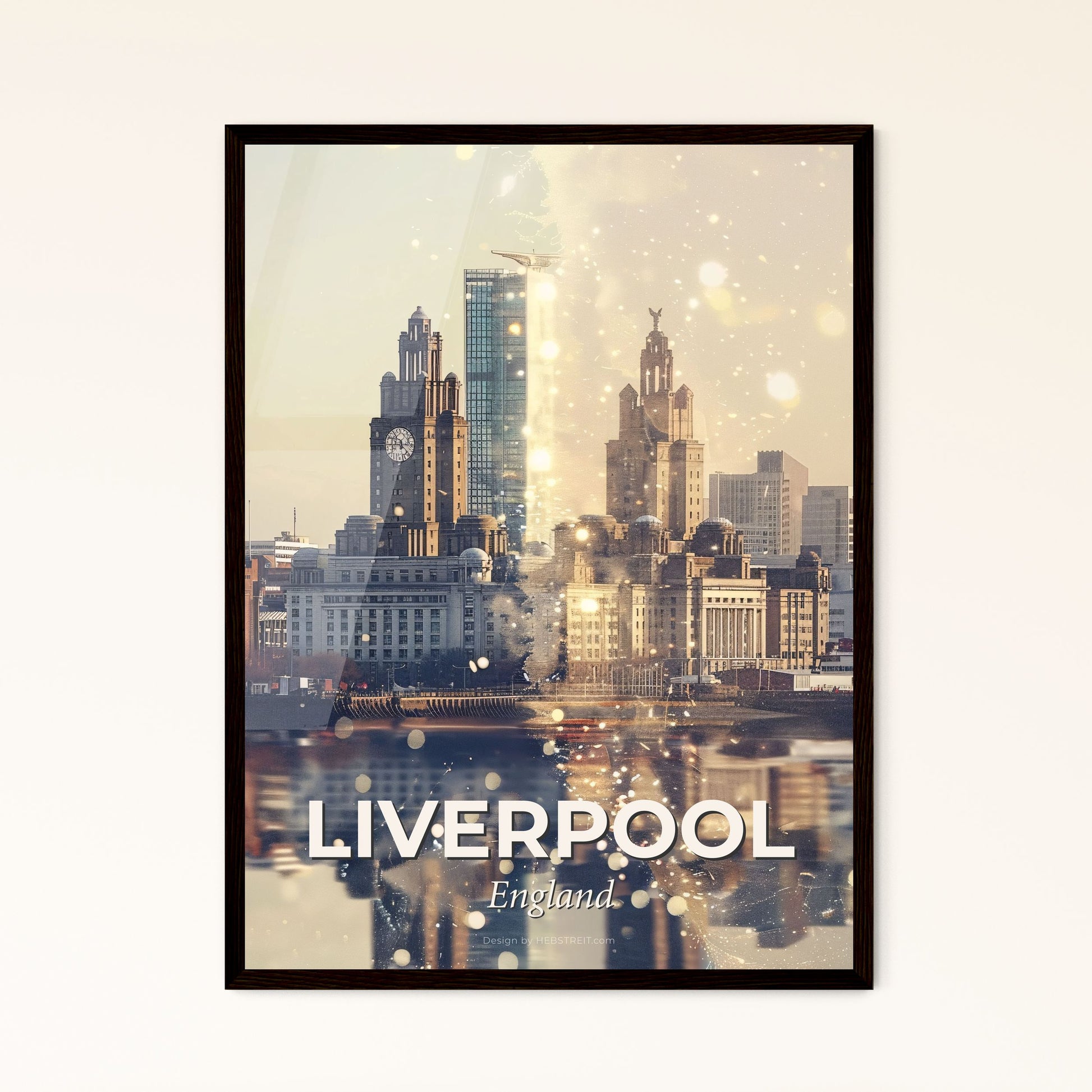 Liverpool: A City in Art, Light, and Color - A city skyline with a body of water