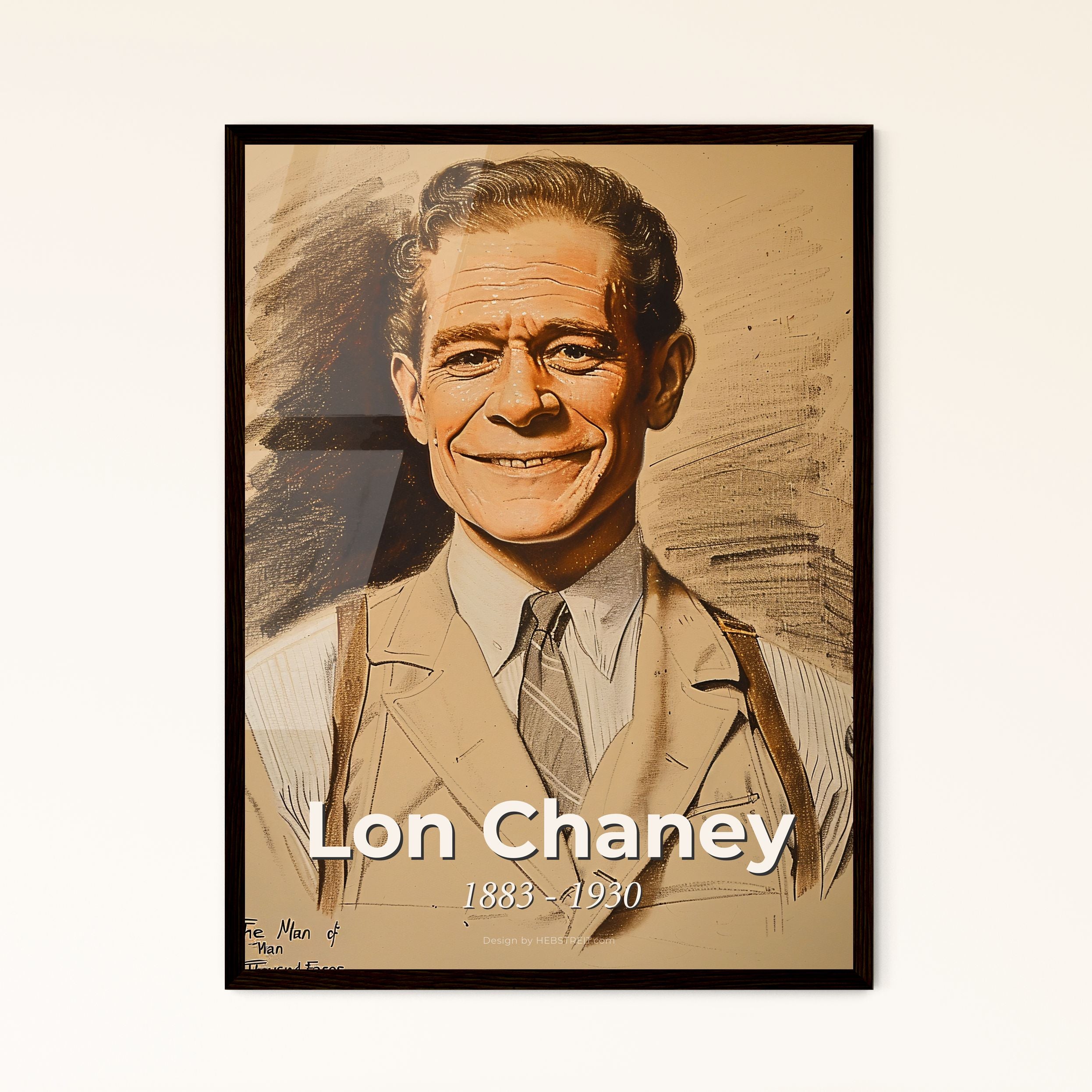 Timeless Tribute to Lon Chaney Framed Print – HEBSTREIT