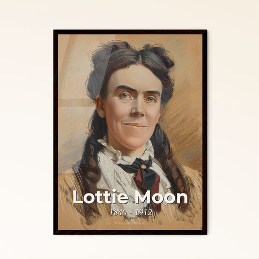 Lottie Moon: Inspiring Missionary Portrait in Contemporary Art - A Stunning Print to Elevate Your Home Decor & Gift Giving Moments